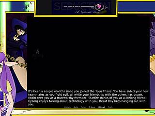 Seduction night with raven in anime style