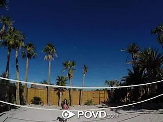 Backyard Massage Turns Anal With Anissa Kate