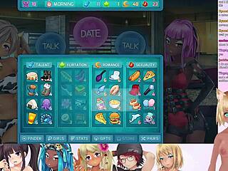 ¡Ey, mira a la VTuber LewdNeko jugar HuniePop 2 en una cita doble!