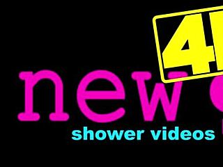 18-Year-Old Brunette Takes Sexy Anal Shower!