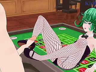 tatsumaki and fubuki bunny girls have intense sex