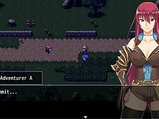 In fallen makina part 1, the redhead mature explores the game