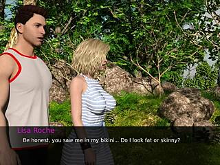 Hot Brunette Flirts In Nursing Game