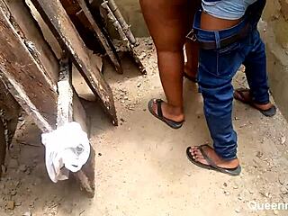 Site manager bangs the lady while boss is nearby.