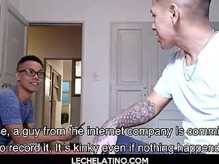 Big Dick Latinos Hot Gay Threesome And Facial Cumshot!