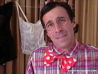 Why do I crave big fucking tits in classic hairy milf action?