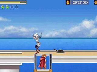 succubus seduces with big tits and cock