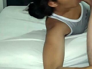 Real sex with my stepmother when we're alone, she receives me passionately