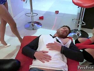 Teen fucked in front of and young 18+ gives first blowjob the zombies