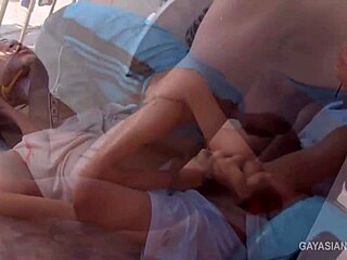 Asians Owen And Albert Bareback In Shower