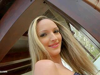 Melanie gets a hardcore gonzo creampie at All Internal in wild action.