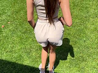 fuck hot teen 18+ pussy backyard