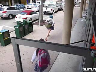 shoplifter mads flores gets caught stealing clothes