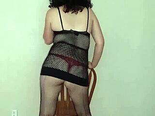 Watch This Sexy Latina Rip Off Her Clothes In California!