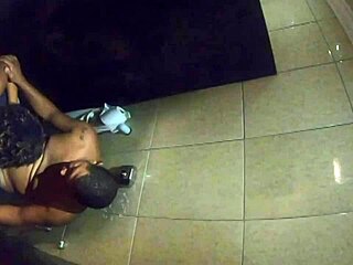 Damn! Sorayyaa and Leo Ogro get wild in bathroom orgy