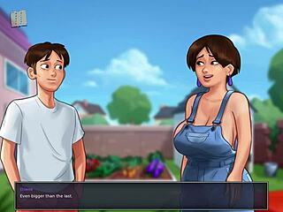 What happens in summertime saga episode 168 with erotic cartoon scenes?
