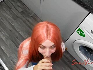 The reluctant maid signs a contract to fuck her boss daily with his monster cock, getting creampie