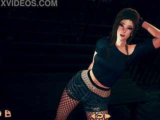 violet plays trick or treat with brunette friend