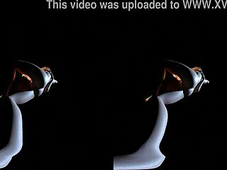 Blue-haired Evelyn Parker and redhead Leliana in romantic 69 play