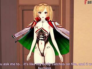 Watch Leonardo da Vinci suck and fuck in Azur Lane fantasy