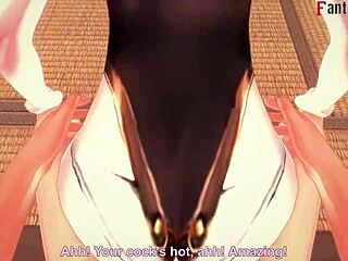 Watch Leonardo da Vinci suck and fuck in Azur Lane fantasy