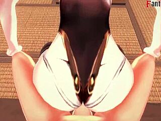 Watch Leonardo da Vinci suck and fuck in Azur Lane fantasy