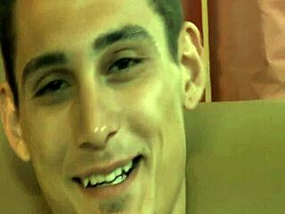 tattoo thug jacks off to gay orgasm