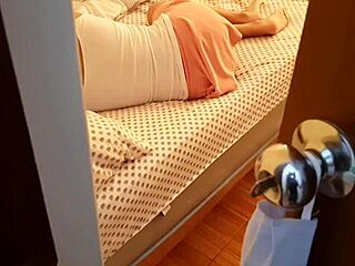 Bella Colombiana asks, 'Want to fuck me in this miniskirt?' as her neighbor approaches