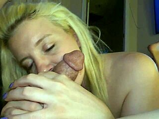 Hot Blonde Gives POV Blowjob