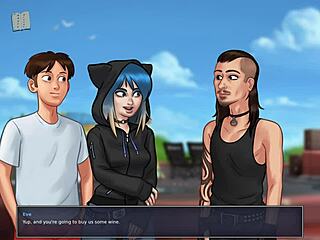 summertime saga 153 features teen with small tits.