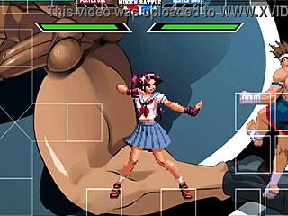 Joe Higashi Bends Athena Asamiya Over for Intense Fucking