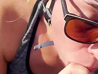 Teen And Milf Couples Perform Blowjobs And Receive Facials Outdoors