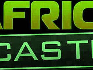 Cute ebony amateur in hardcore interracial job interview