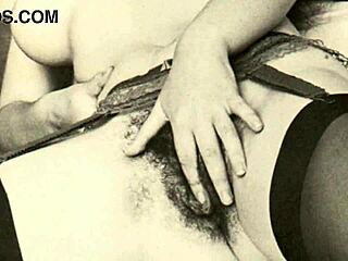 Vintage sixties threesome swings with retro British flair