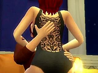 Redhead gets licked and fucked