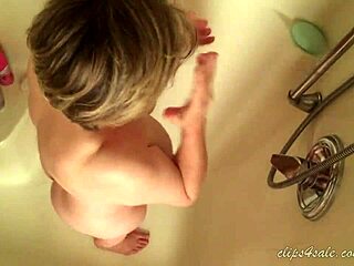 Caught mom touching herself, couldn't look away!