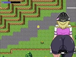 Blonde loses virginity in dark night with cute ass creampie