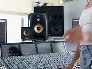 Natural Brunette Babes Tease With Sultry Strip Show