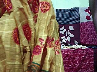 Bhabhi, you giving your devar wild fun in yellow saree?