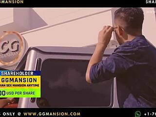 Brunette with big tits sucks a hot dildo