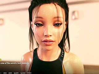 rebecca's shiny wet pussy in roleplay?