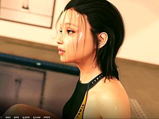 rebecca's shiny wet pussy in roleplay?