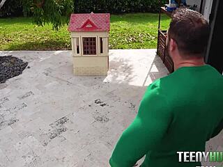 Madison Wilde feels the thrill of hide and seek turning into passionate fucking with GI Joey.