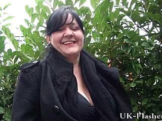 Andreas Dares To Flash And Strip Outdoors!