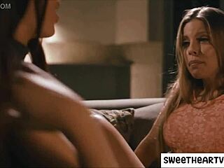 Lesbian sex on first date feels amazing.