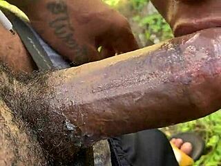 Ghetto girl caught in public action