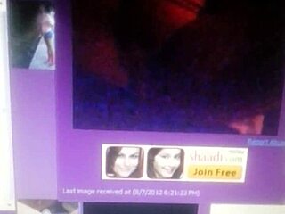 fingering webcam session.
