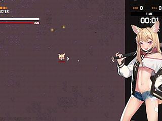 In Isekai Frontline, the protagonist engages in intense encounters despite the game's flaws