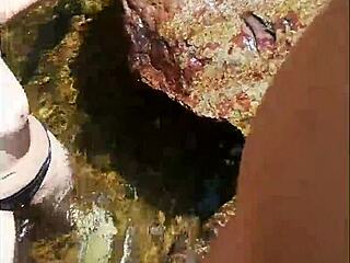 Elvittük Estefii-t, a forró kurvát, hegyi túrára, és mindannyiunkat leszopott.