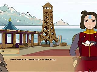 four element trainer book 5 slav part 7. busty korra gives steamy handjob.